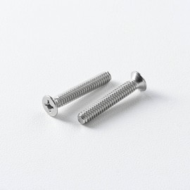 1/4-20 x 3/4'' (40 Pack) Flat Head Machine Screw, Phillips Drive, 304 Stainless Steel 18-8, Bright Finish, Fully Machine Thread