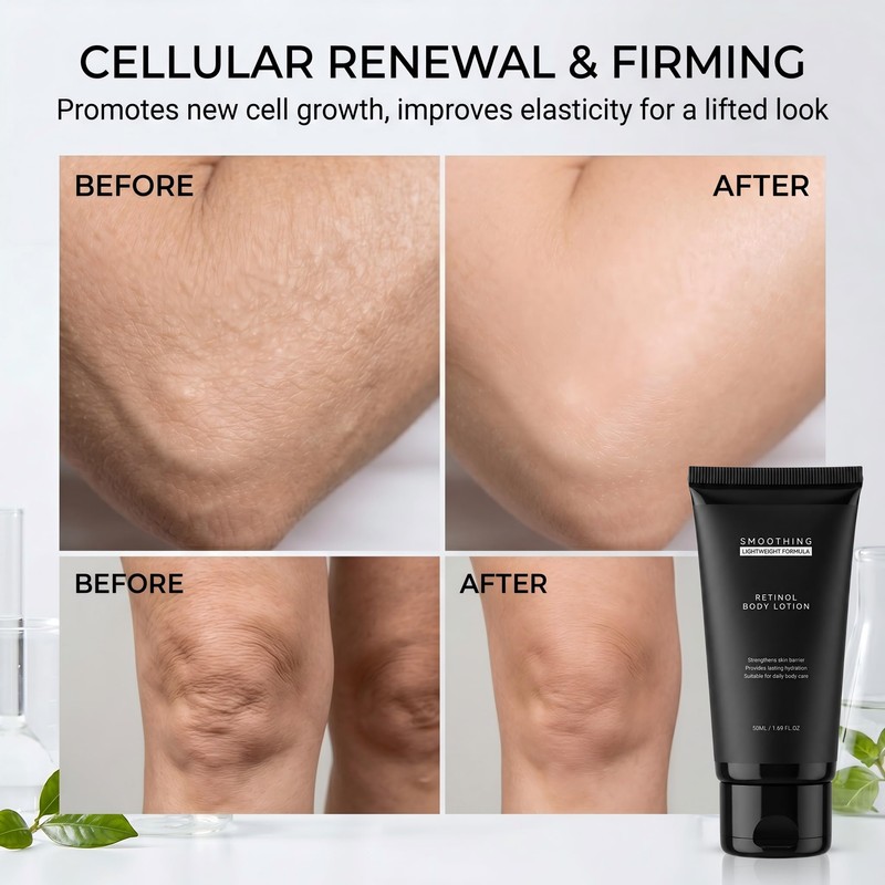 Retinol Body Lotion - Lightweight Smoothing Body Cream - 1.69