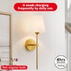 BLUEYE Rechargeable Battery Operated Light Bulb,2Packs,300LM,40W Equivalent,E26 Detachable Charging(E12 available),4