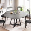 Jocoevol 51“ Round Kitchen Dining Room Table for 6-8, Circle