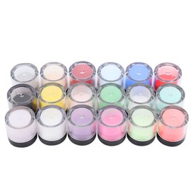 Acrylic Powder Crystal Nail Art Tips Decoration Builder Acrylic Manicure Tool18 Colors