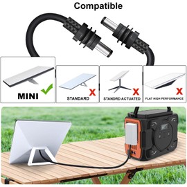 Waterproof DC Power Cable for Starlink Mini, Starlink Mini Replacement DC Power Cable, 18AWG, Waterproof, Outdoor, Flame Retardant, Anti-UV, Anti-Aging Black(2M)