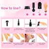 Yokilly Practice Hand for Acrylic Nails, Bendable Soft Nail Practice