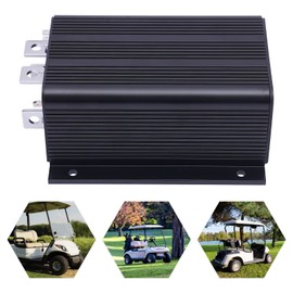 1204M-4201 36V Motor Controller,Aluminum Motor Controller for Mostly Electric Carts,Golf- Carts,Club Carts,6.7x5.7x3.2ininch,Black (1204M－4201)