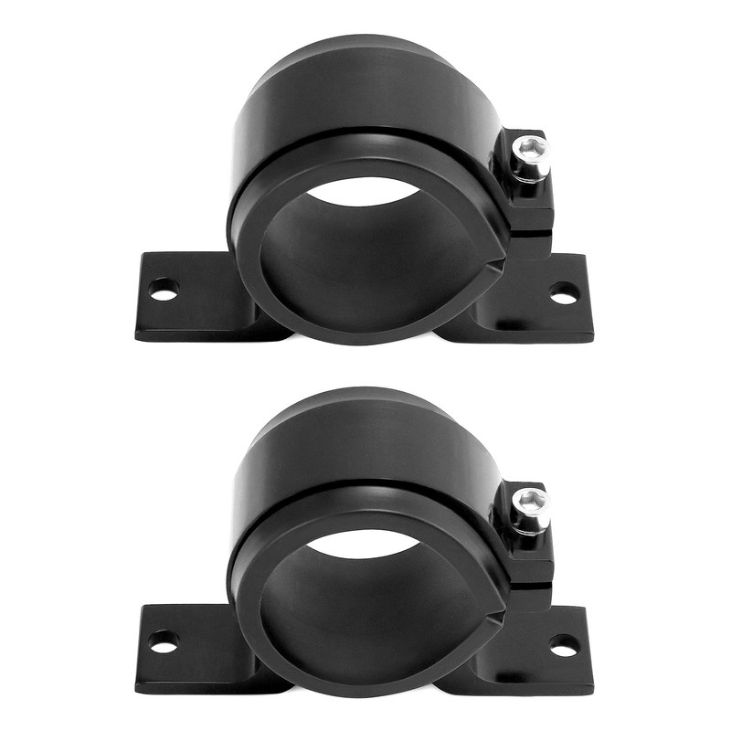 QWORK Fuel Pump Clamp Holder, 2 Pack 50mm Fuel Filter