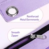 Forvencer Pencil Pouch for 3 Ring Binder, Pastel Pencil Case