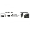 DeLOCK 12526 RF Wireless Optical 1000DPI Ambidextrous Black - mice