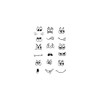 Clear Stamps Faces (19 Pieces)