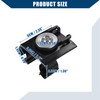 Hihaha No.34406854898 Parking Brake Cable Clip Retainer 1Pcs Black