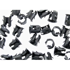 SFS Ford Barrel Clips- Fit 1/4" Hole- 7/32" Stud- Emblem Trim Chrome etc- 20pcs #019