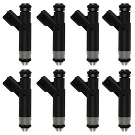 GDSMOTU 8Pcs Powerful Performance 812-12136 Fuel Injectors Compatible for 2000 for Dakota 2door Extended Cab Pickup 4.7L 2000 for Dakota 2door Standard Cab Pickup 4.7L, 2Holes Fuel Injector Kit