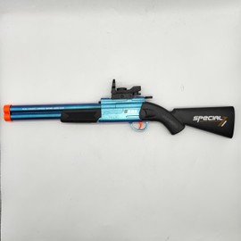 Realistic Toy Shotgun Suitable for Nerf Gun's Dart - with Double Barreled Shooting, Sight, 40 Soft Darts, 40 Suction Cup Dart, Foam Blasters Hunting Rifle Toy Gun for Kids Outdoor Play Shooting Game