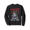 Rocking Around The Heavy Metal Tree Christmas Rock Music Sweatshirt,