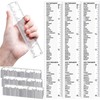 24 Pcs Clear Bible Verses Ruler with Scalloped Edge 6