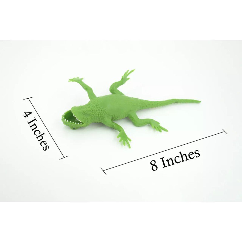 Collectible Wildlife Gifts Lizard Toy, Stretchable, Squishy, Squeezable, Soft Rubber