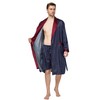 Tony & Candice Men's Satin Robe Lightweight Long Sleeve Silk