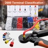Ferrule Crimping Tool Kit with 2000PCS Wire Connectors, Preciva AWG23-7