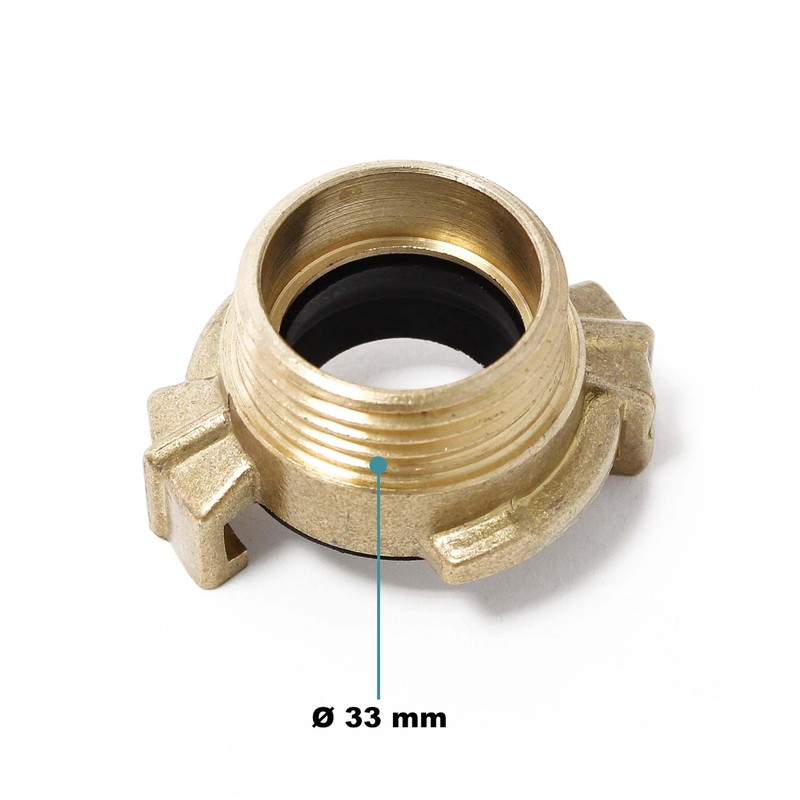 Brass Quick Coupling / Connector for water hose DN25 -