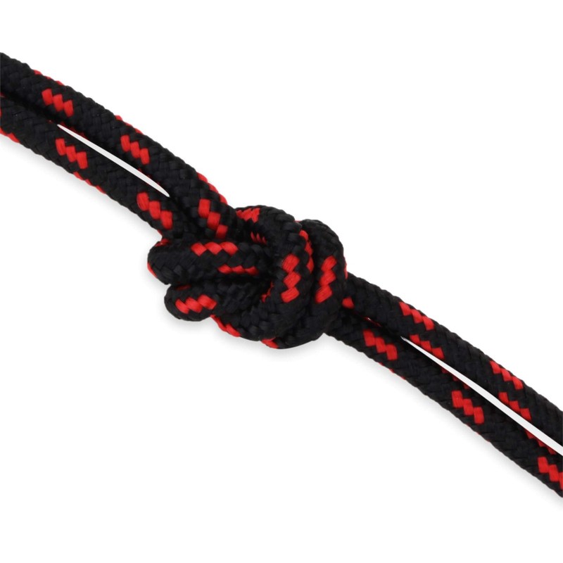 normani All Purpose Outdoor Rope 5mm x 60m Colour Black/Red