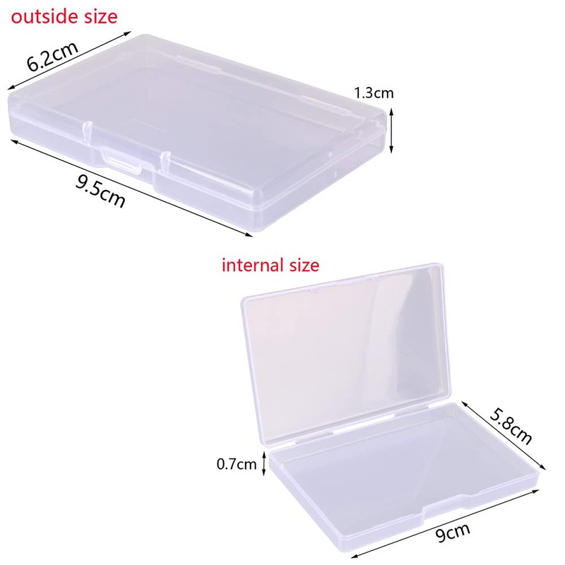 Gebildet 8 Pieces Mixed Sizes Rectangular Empty Mini Storage Box