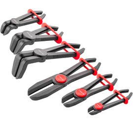 BILITOOLS Hose Pinch Off Pliers Clamp Pliers Plastic Straight & 90 Angled for Flexible Fuel Line Radiator Coolant Brake Line Hoses Clamp etc