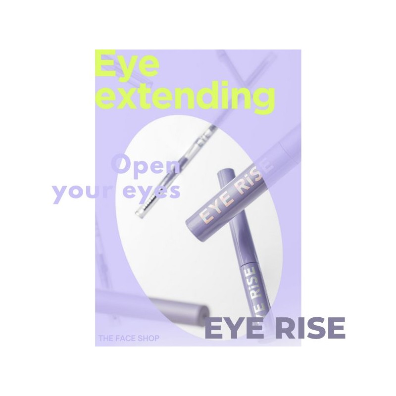 THE FACE SHOP Eye Rise Mascara 9g, Color:02 Ash Brown