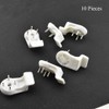 Odinest 0.7cm Length Hardwall Hanger Non-Mark Instantly Hanging Strong Adhesive