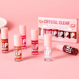 Set De 6 Aceites Para Labios Lip Glow Oil Gloss Hidratante