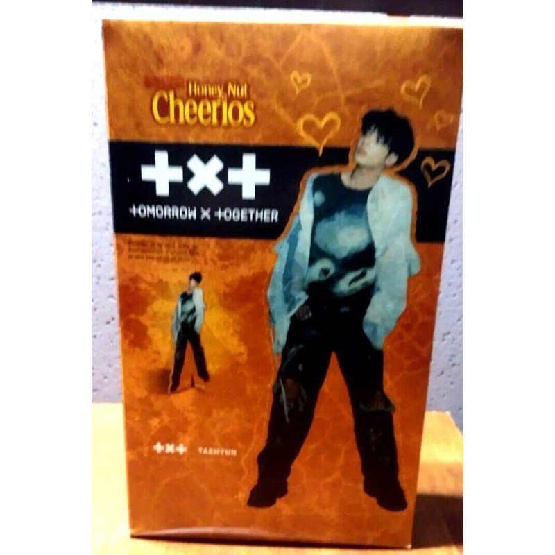General Mills TOMORROW X TOGETHER Honey Nut Cheerios K-Pop Taehyun