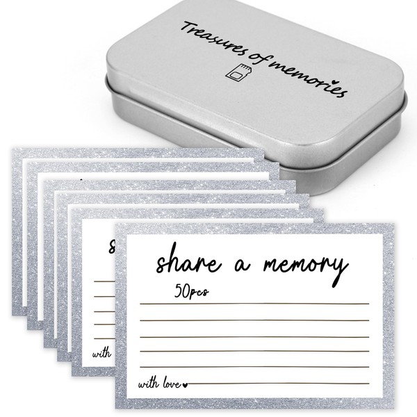 MKISHINE 50 Pcs Share A Memory Cards, Funeral, Graduation, Wedding,