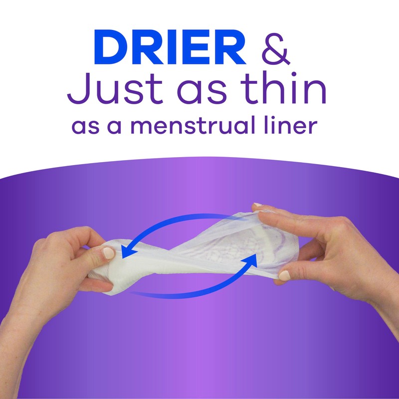 Always Discreet Adult Incontinence & Postpartum Liners for Women, Size