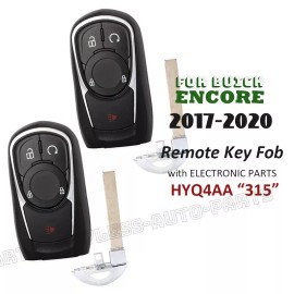 KeylessAutoParts 2 HYQ4AA for Buick Encore 2017 2018 2019 2020 Prox Smart Remote Key Fob 13506665