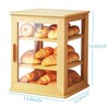 Bread Box on the Kitchen Countertop, Large Bread Storage Container,