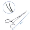 Fishing Hemostat Locking Clamp Forceps Fishing Scissors Curved Tip Fish