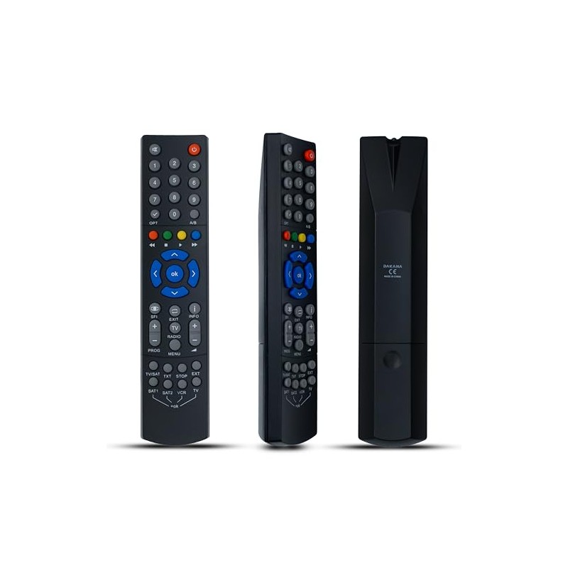 Dakana Remote Control for Technisat TS103 Receiver TV Black Pre-Configured