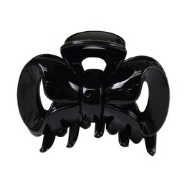3.5 Inch Bow Jaw Clip Hair Claw - Black