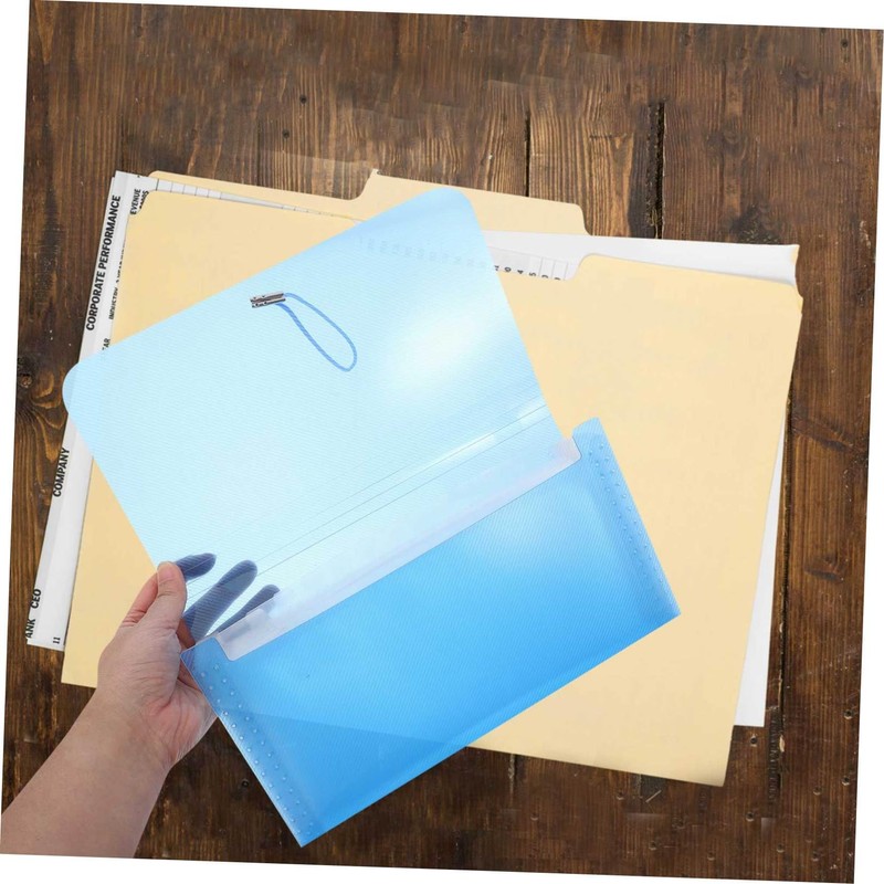 Operitacx B6 Expanding Folder Organizer 13 Pocket Transparent Document Holder