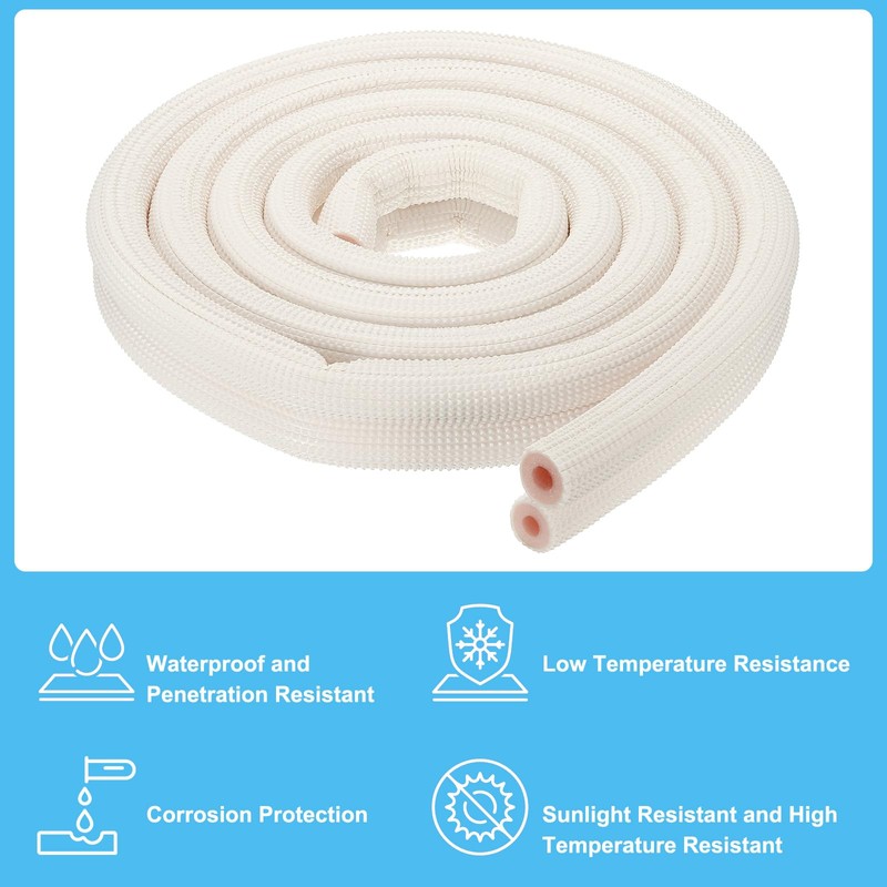 PATIKIL Pipe Insulation Foam Tube, Heat Preservation Insulated Foam Tubing