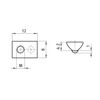 10x T-Slot Nut 5 St M3 Slot 5 - Type