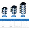 Worldity 8Pcs 3" 4" 6" Piston Ring Compressor, Car Engine