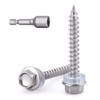 #12 x 1-1/2" Hex Head Self Tapping Screws for Wood