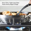 KitchenAid 71010 3-Ply Base Brushed Stainless Steel Nonstick Frying Pan/Fry