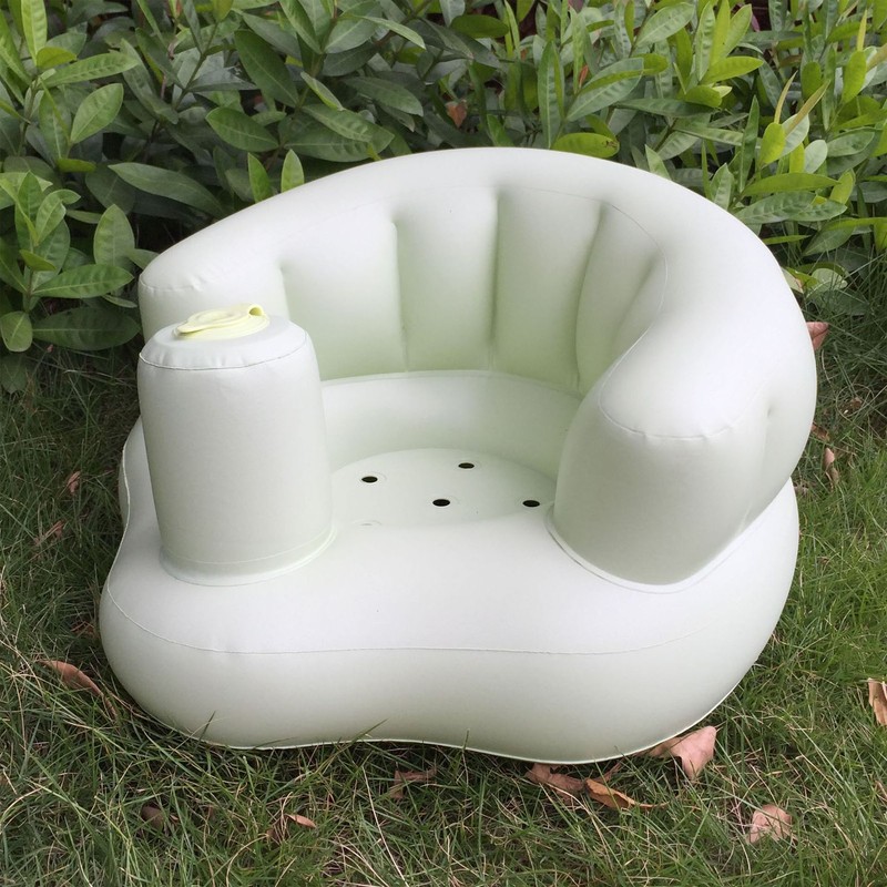 Baby Inflatable Couch PVC Cute Comfortable Portable Built in Pump