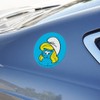 Smurfette Face Automotive Car Refrigerator Locker Vinyl Circle Magnet