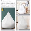 Lazy Sofa Liner Cover Replacement Comfortable Bag Liner Bag Washable