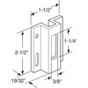 Prime-Line E 2124 Extruded Aluminum Sliding Door Keeper for Hook