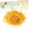 Operitacx DIY Hair Rope Elastic Band 50g Yellow High Elasticity