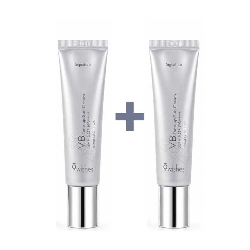 Nine Wishes Basing Balm Tone-Up Sun Cream Signature SPF50+ 2ea