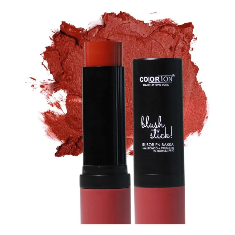 Rubor en Barra Colorton Blush Stick Tono 8 Toasty SPF50
