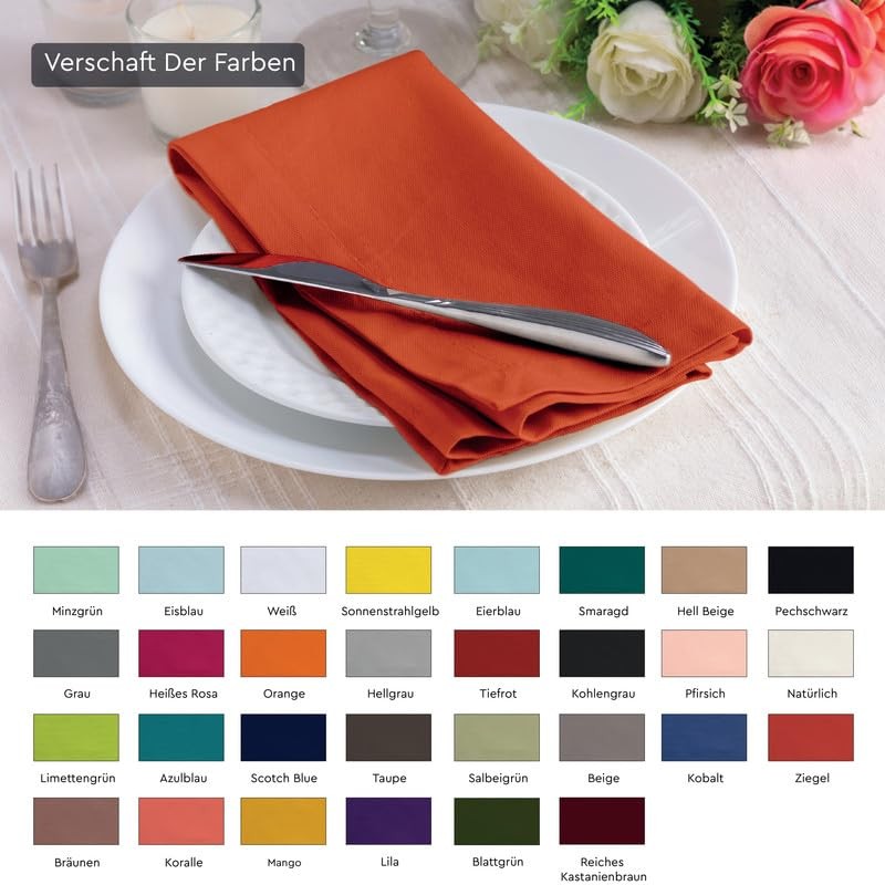 Encasa Cotton Cloth Napkins | Set of 6 | Size